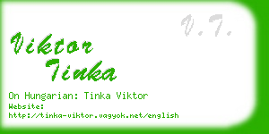 viktor tinka business card